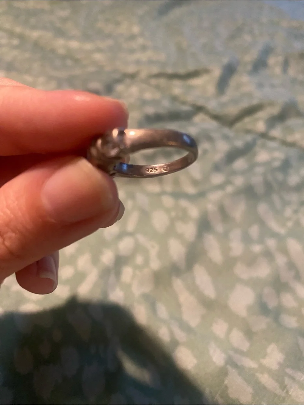 Sterling Silver Three-Stone Clear CZ Ring - Women's Jewelry